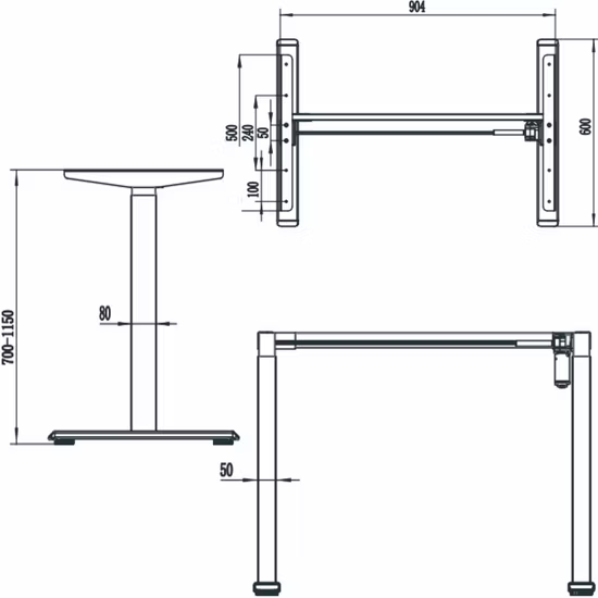 Электрическая подставка для сидения с двумя двигателями, регулируемая по высоте, постоянный стол для офиса, дома, Dm